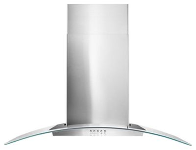 36" Concave Glass Wall Mount Range Hood