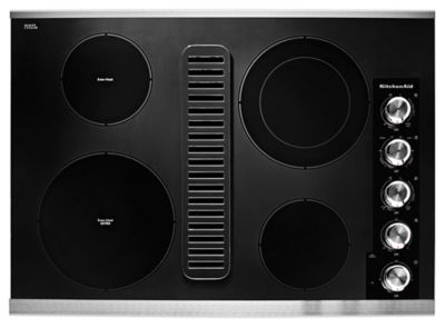 30" Electric Downdraft Cooktop with 4 Elements