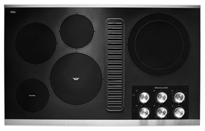 36" Electric Downdraft Cooktop with 5 Elements