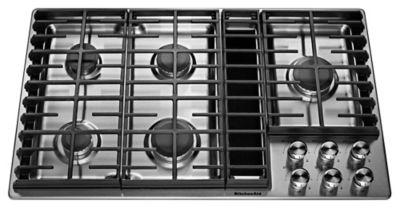 36" 5 Burner Gas Downdraft Cooktop