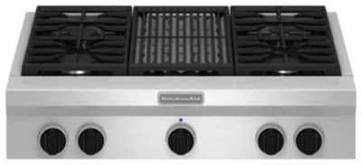 36" Commercial-Style Gas Cooktop