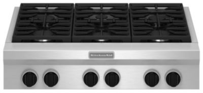 36" Commercial-Style Gas Cooktop