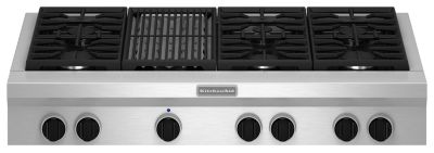 48" Commercial-Style Gas Cooktop