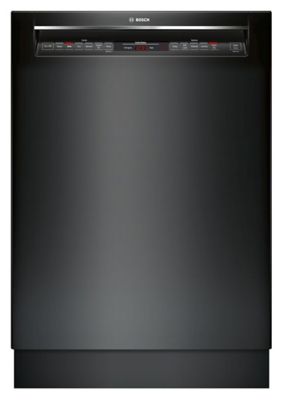800 Series 24" Recessed Handle Dishwasher - Black