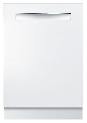 800 Series 24" Flush Handle Dishwasher - White