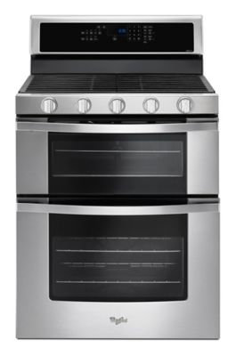 Whirlpool® 6.0 cu. ft. Freestanding Gas Double Oven Range