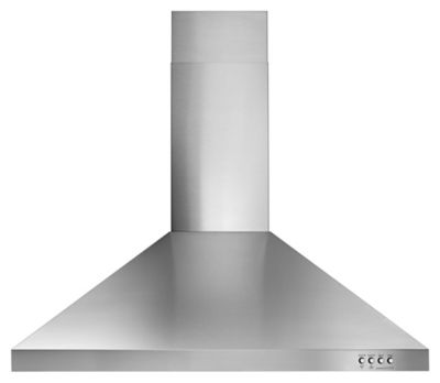 Whirlpool® 30" Contemporary Stainless Steel Wall Mount Range Hood