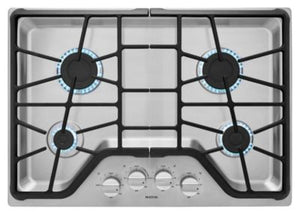 30" 4-Burner Gas Cooktop with Power Burner