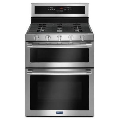 30" Double Oven Gas Range with True Convection