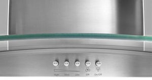30" Concave Glass Wall Mount Range Hood