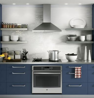 30" Wall-Mount Pyramid Chimney Hood