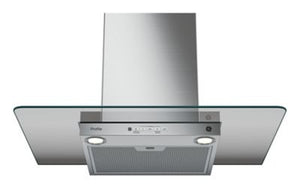30" Wall-Mount Glass Canopy Chimney Hood