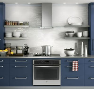 30" Wall-Mount Glass Canopy Chimney Hood