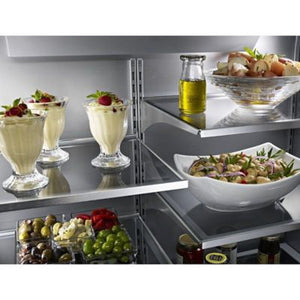 24.2 cu. ft. Built-In Panel Ready French Door Refrigerator with Platinum Interior Design