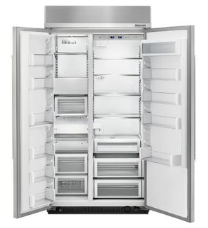 25.5 Cu. Ft 42-Inch Width Built-In Side by Side Refrigerator