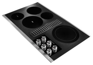36" Electric Downdraft Cooktop with 5 Elements