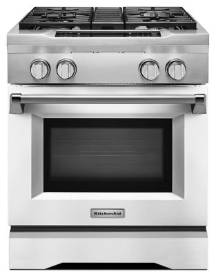 30'' 4-Burner Dual Fuel Freestanding Range