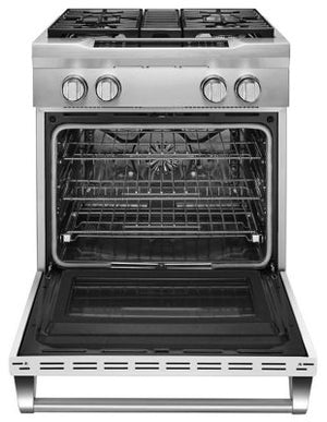 30'' 4-Burner Dual Fuel Freestanding Range