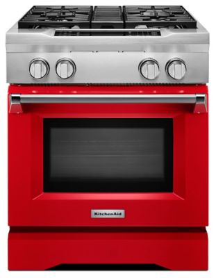 30'' 4-Burner Dual Fuel Freestanding Range, Commercial-Style