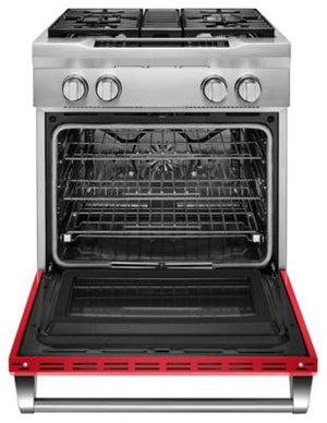 30'' 4-Burner Dual Fuel Freestanding Range, Commercial-Style