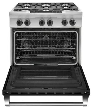 36'' 6-Burner Dual Fuel Freestanding Range