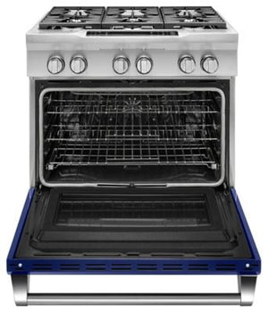 36'' 6-Burner Dual Fuel Freestanding Range, Commercial-Style