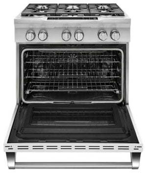 36'' 6-Burner Dual Fuel Freestanding Range