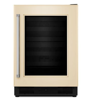24" Panel Ready Beverage Center with Glass Door