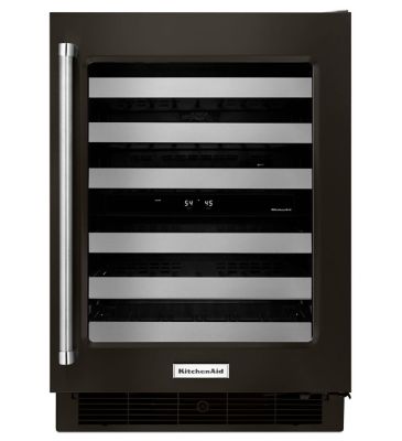 24" Stainless Steel Wine Cellar with Metal-Front Racks