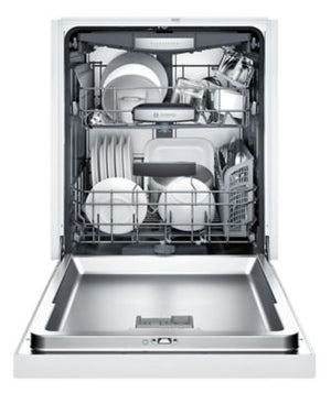 800 Series 24" Recessed Handle Dishwasher - White
