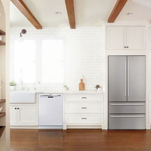 800 Series 24" Recessed Handle Dishwasher - White