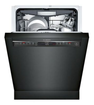 800 Series 24" Recessed Handle Dishwasher - Black