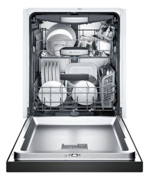 800 Series 24" Recessed Handle Dishwasher - Black