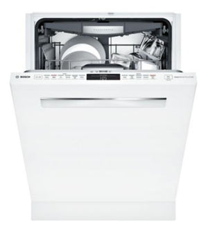 800 Series 24" Flush Handle Dishwasher - White