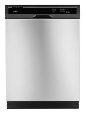 Whirlpool® Heavy-Duty Front Control Built-In Dishwasher with 1-Hour Wash Cycle