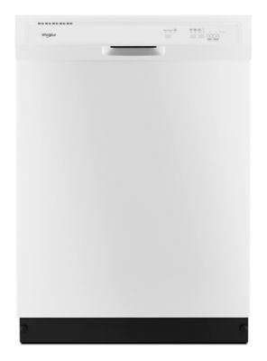 Whirlpool® Heavy-Duty Front Control Built-In Dishwasher with 1-Hour Wash Cycle