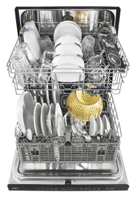 Whirlpool® Stainless Steel Tub Top Control Built-In Dishwasher with TotalCoverage Spray Arm