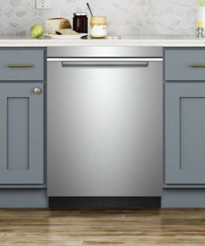 Whirlpool® Stainless Steel Tub Top Control Built-In Dishwasher with TotalCoverage Spray Arm