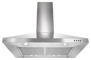 Whirlpool® 30" Contemporary Stainless Steel Wall Mount Range Hood
