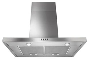 Whirlpool® 30" Stainless Steel Wall Mount Flat Range Hood