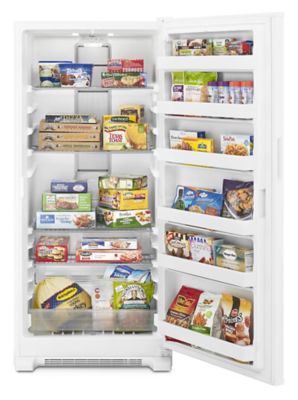 Whirlpool® 18 cu. ft. Upright Freezer with Adjustable Wire Shelves