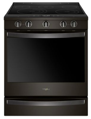 30" Slide-In Electric Range - Black Stainless Steel